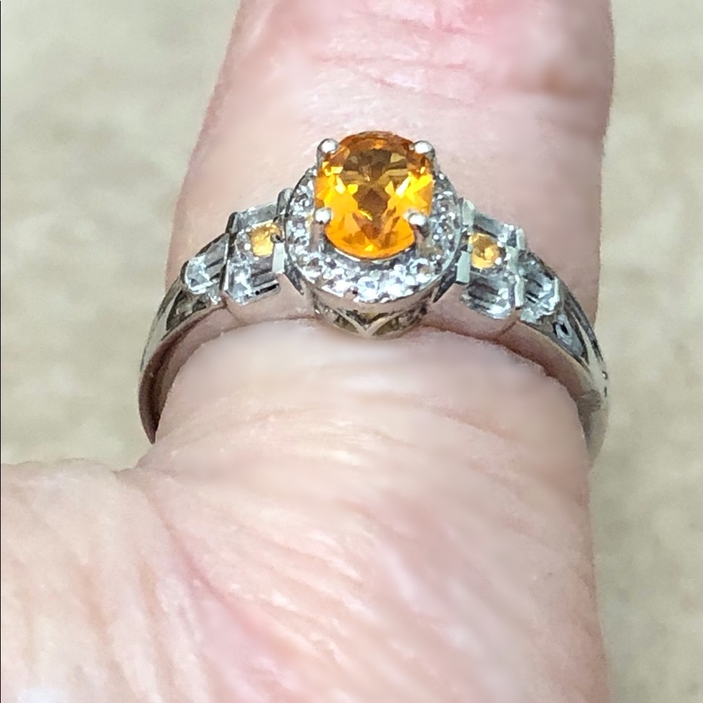 Fire Opal, Salamanca, White Topaz